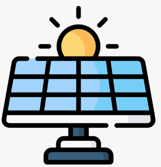Icône Panneaux solaires - Simulation rénovation énergétique